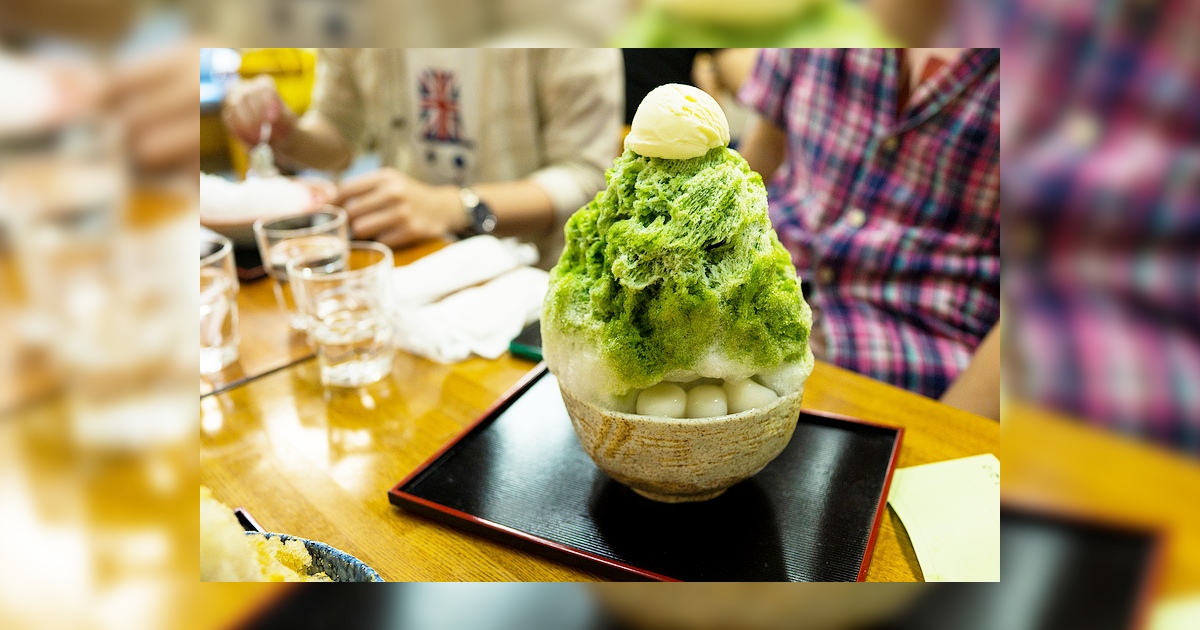 日本の夏、かき氷の夏